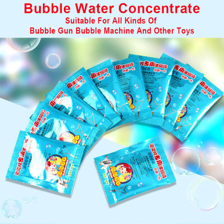 5pcs Bubble Water Refill Bubble Gun Refill Liquid For Various Bubble Machine Bubble Toys 10ml