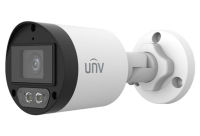 UNIVIEW กล้องวงจรปิด 2MP ภาพสี 24 ชม. มีไมค์ในตัว รุ่น  UAC-B122-AF40M-W รับประกัน 3 ปี