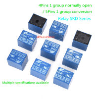 10ชิ้นรีเลย์ SRD-03V 05โวลต์09โวลต์12โวลต์24โวลต์48โวลต์ DC-SL-A -SL-C 4Pins 5Pins 10A เดิม