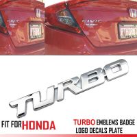 Hot New small 3d turbo metal emblem car sticker badge for honda