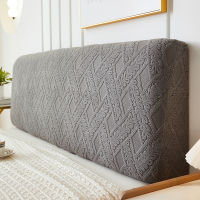 เตียงผ้าแจ็คการ์ดลายดอกไม้ยืดหยุ่น Cover Headboard ปลอกหุ้มหัวไม้กอล์ฟผ้าสแปนเด็กซ์หัวเตียงและที่คลุมตัวป้องกันฝุ่น