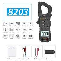 Clamp Meter 60 A / 600 A Amp Ad / Dc Current Rms ดิจิตอลมัลติมิเตอร์ 6000 Counts True Rms 750 V / 1000 V หน้าจอ Lcd ขนาดใหญ่