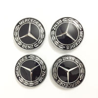 4ชิ้น/ล็อต68มม. สำหรับ Mercedes Benz ที่ครอบยี่ห้อรถยนต์68มม. สำหรับรถเบนซ์ฝาครอบตรงกลางล้อขอบดุมล้อตราสัญลักษณ์ฝาปิด