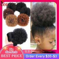 Afro Puff Synthetic Puff Hair Bun Fashion Fluffy Afro Ponytail Drawstring Ponytail 8inch Chignon Clip Hair Scrunchies Extensions