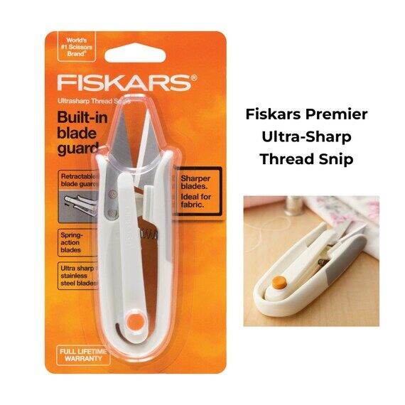 Fiskars Ultra Sharp Thread Cutter with Comfort Handle Soft Grip for
