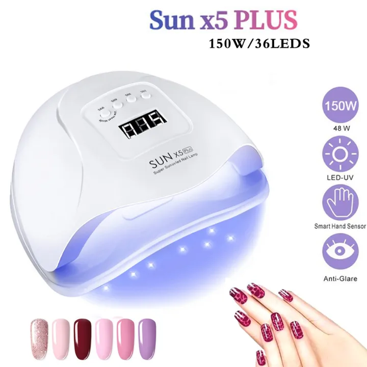 Sun X7 Max Uv Nail Phototherapy Lamp Sun X5 Plus Led Nail Light Quick Dryer Cure Gel Nail