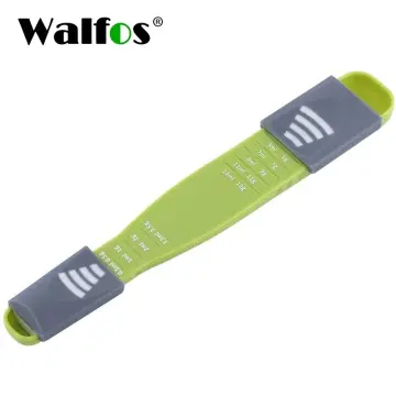 2Pcs Adjustable Measuring Spoon with Double End Adjustable Scale