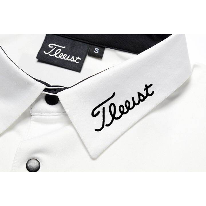 new-titleist-เสื้อโปโลแขนสั้น-ระบายอากาศ-แบบแห้งเร็ว-เหมาะกับฤดูร้อน-สําหรับผู้ชาย