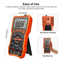 LOMVUM NCV Digital Multimeter 6000 Counts Electrical Tester ACDC Voltage Current Detector Resistance Capacitance Auto Range