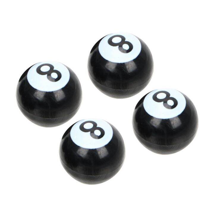 Wheel Rims Tire Air Valve Cap Eight ball caps Air Valve Stem Wheel dust