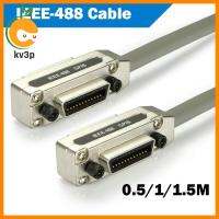 สาย IEEE-488 KV3P IE488สายรับส่งข้อมูลสายชาร์ตโทรศัพท์แอนดรอยด์ปลั๊กปลั๊กตัวแปลงสายส่งสายข้อมูลตัวเชื่อมต่อสายเคเบิล GPID