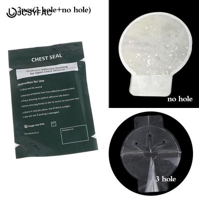 1/2pcs Hydrocolloid Adhesive Wound Dressing Sterile Thin Healing Pad Patches Rescue Hyfin Chest Seal Medical Chest Seal Vented