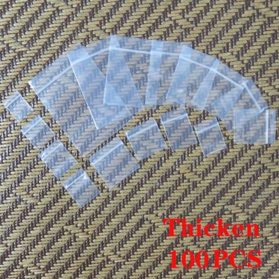 【CW】✈❇  Small transparent ziplock bag sealed food storage packaging mini zipper lock thickenin