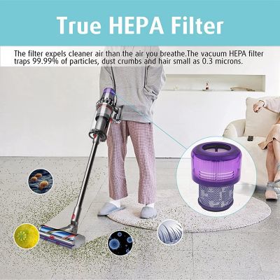 HEPA Filters for V11 Outsize, V11 Outsize Origin, Outsize, Outsize Absolute+ Vacuum Cleaner, Parts 970422-01