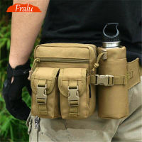 Tactical Men Waist Pack Nylon Hiking Water Bottle Phone Pouch Outdoor Sports Army Military Hunting Climbing Camping Belt Bag