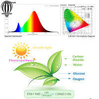 Shuaicai 200W Led Grow Light 180องศาปรับเต็มสเปกตรัม Hydroponic ปลูกโคมไฟสำหรับพืชในร่ม