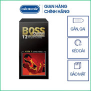 Bao cao su gân, gai kéo dài thời gian quan hệ Boss 4 in 1