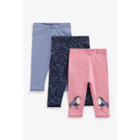 กางเกงเลกกิ้งเด็กผู้หญิง Mothercare little bird leggings - 3 pack ZC723