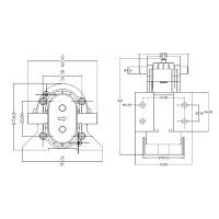 ปั๊มเกียร์24V อัลตร้าที่เงียบสงบ Self-Priming เกียร์ปั๊มน้ำ ZC-530การไหลขนาดใหญ่สำหรับปั๊มน้ำมันเครื่องดีเซล