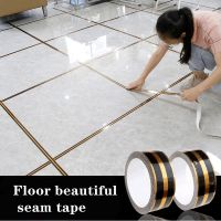 ✳✿◄ 5M Self adhesive vinyl floor tile stickers Beauty Seam Line Strip Gold Waterproof PVC Wall Gap Sealing Tape Home decor Decals