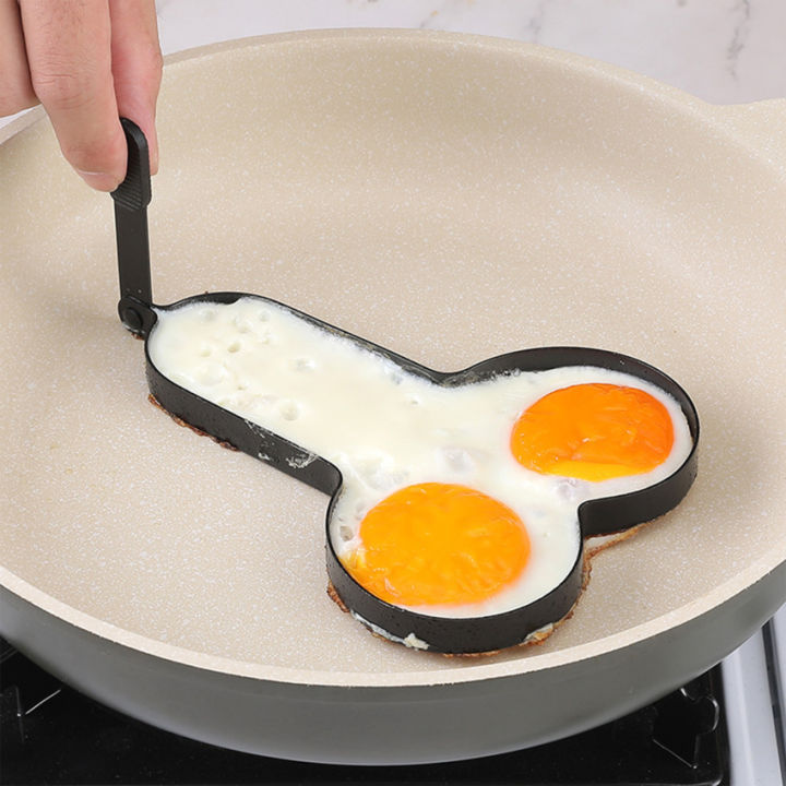 ที่ทำไข่ใส่ที่ทำไข่แบบไม่ติดกระทะ-แม่พิมพ์ทำไข่เจียวพร้อมที่จับไข่