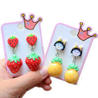 Cute Hello Unicorn Mickey Earings for Kids Ear Clip Child Earrings Lovely Earrings Accessories