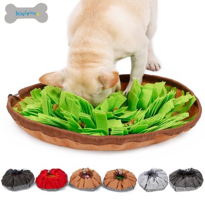 [pets baby] 48X48 Dog Sniffing Mat PetFood Anti Choking Cat Dog Training BlanketWorkPet Slowing FeedingMat