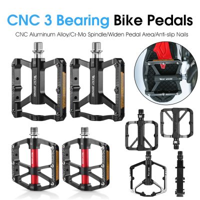 【hot】✠♙■  WEST BIKING Mountain Pedals Anti-skid Reflector for Parts Accessories