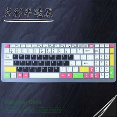 Silicone Notebook 15 Inch Keyboard Cover Protector For Asus Gl552Vw Gl552Jx Gl752Vw Q552Ub F554La R556La K501Ux