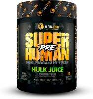 Alpha Lion Superhuman Pre Workout (42 Servings ) Increases Strength &amp; Endurance, Powerful, Clean Energy Without Crash preworkout Focus Energy Strength and endurance,Pump สร้างกล้ามเนื้อ เพิ่มแรง เพิ่มพลัง โฟกัส