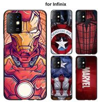 ❂❁☌ เคส Infinix Note 12 8 10 11 11S Zero X X676C X676B X671 X671B PRO 4G นิ่ม ลายมาร์เวล สําหรับ