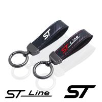 Car Key Chain Fiber Keychain For Ford St Stline Taurus Kuga Fiesta Car Essories