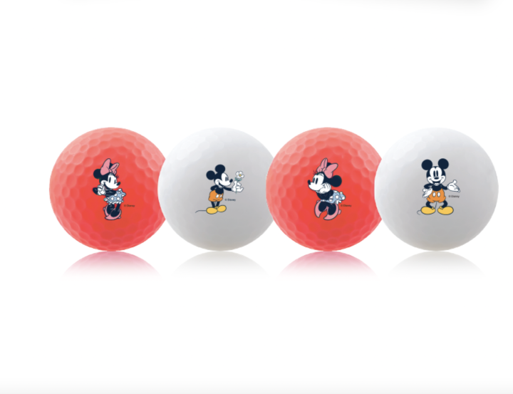 ของแท้-ลูกกอล์ฟ-volvik-x-disney-birthday-package-ลาย-mickey-minnie-4-ลูก