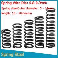 Spring Steel  Compression Release Mechanical Return Spring Pressure Spring Wire Diameter 0.8 mm/ 0.9mm Electrical Connectors