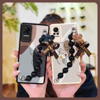 phone case high-grade Phone Case For Xiaomi Civi 5G/Civi 1S Nordic style Cartoon pearl bracelet soft shell Solid color