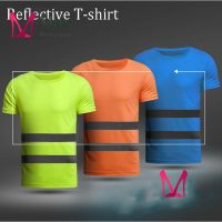 CODHaley Childe MAX Construction Reflective T-shirt Speed Dry Riding Vest Safety Tops High-speed Short-Sleeved Visibility Outdoor Work Top Traffic Shirts Fluorescent/Multicolor