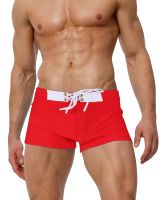 Board Shorts Bath Briefs Drawstring Swimming Trunks Men Swimwear Mens Panties Man Swimsuits Beach Wear Bathing Suit Man Surfing