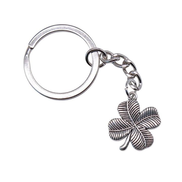 keychain-holder-souvenirs-gift-vintage-handmade-antique-silver-color-20x18mm-four-leaf-clover-pendant-keyring-key-chains