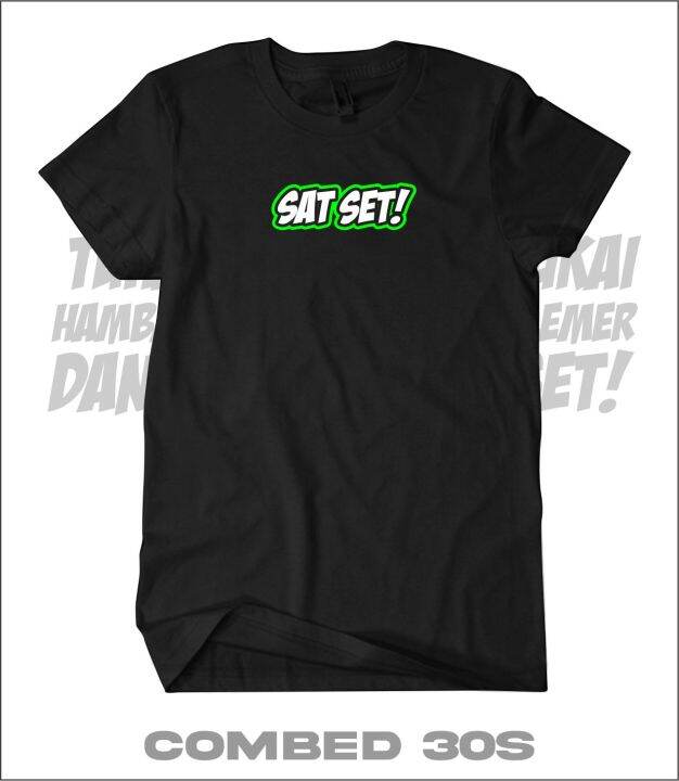 Kaos Baju T Shirt Kata Kata Viral Sat Set Klemar Klemer Keren Lazada Indonesia