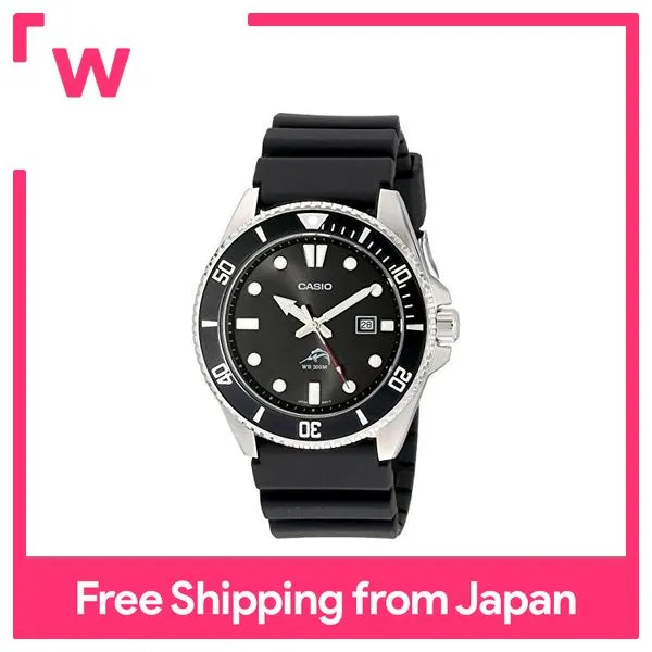 Casio wristwatch Diver Watch MDV-106-1AV black Men's overseas