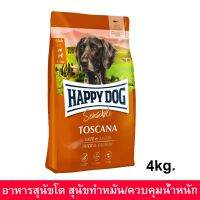 Happy Dog Sensible Toscana อาหารสุนัขโต ทำหมัน และควบคุมน้ำหนัก สูตรเนื้อเป็ดและปลาแซลมอน 4กก.Sterilized Dogs