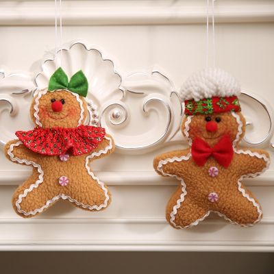 Navidad Gingerbread Man Christmas Decorations for Home Ornaments Snowman Chrismas Tree Pendant Decoration New Year Noel Decor