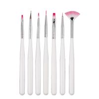 7pcs/set Cake Decorating Tools Baking Accessories Multifunction Icing Pastry Brushes Fondant Cake Painting Brush Nail Art Brush