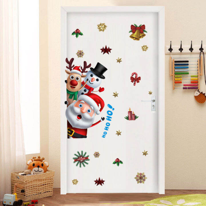 for-home-xmas-ornaments-wall-stickers-santa-claus-elk-gift-xmas-christmas-wall-stickers-window-refrigerator