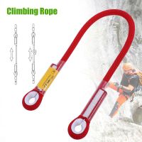 【ผลิตภัณฑ์ยอดนิยม】 60/120/150 Outdoor Climbing Rope ซม.กลางแจ้ง Survival เชือกรักษาความปลอดภัยสำหรับปีนเขาแหวนแบริ่ง