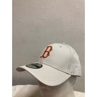 ใหม่ หมวกแก๊ป ลายโลโก้ Boston Red Sox Off White Era 9Forty สีน้ําตาล