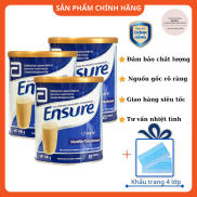 Combo 3 hộp Sữa Ensure Đức Hộp 400G Date Mới 2023 Hương Vanila Chính Hãng