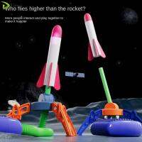 DEMI อัดอากาศ Air STOMP ROCKET สำหรับเด็ก ปั๊มเท้าปั๊ม เกมแบบโต้ตอบ จรวดโฟมลอย ของเล่นเพื่อการเรียนรู้กิจกรรมสำหรับเด็ก กีฬากระโดด เครื่องยิงจรวด กิจกรรมกลางแจ้งกลางแจ้ง