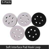 【LZ】yyebha 5 Pack 3 Inch 75MM  6 Holes Soft Density Interface Pads Hook and Loop 3  Sponge Cushion Buffer Backing Pad (Set of 5)