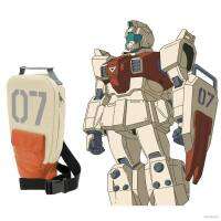 Sq2 MOBILE SUIT GUNDAM THE 08TH MS กระเป๋าสะพายไหล่ สําหรับเด็กผู้ชาย MS-07